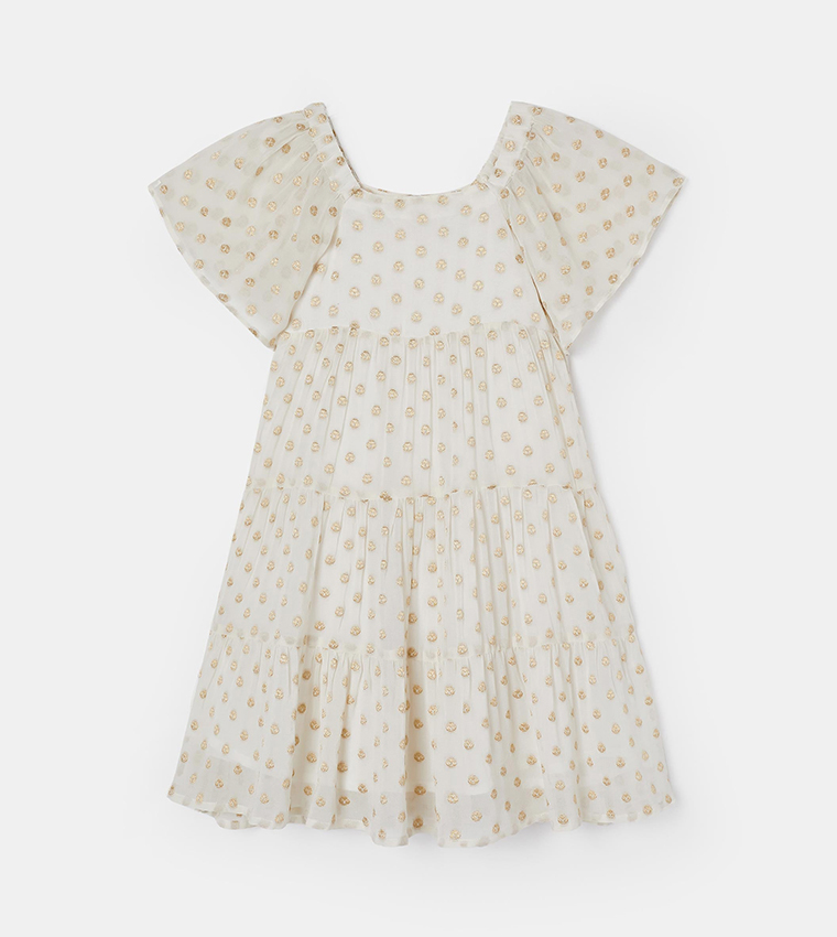 Crew Neck Tulle Dress