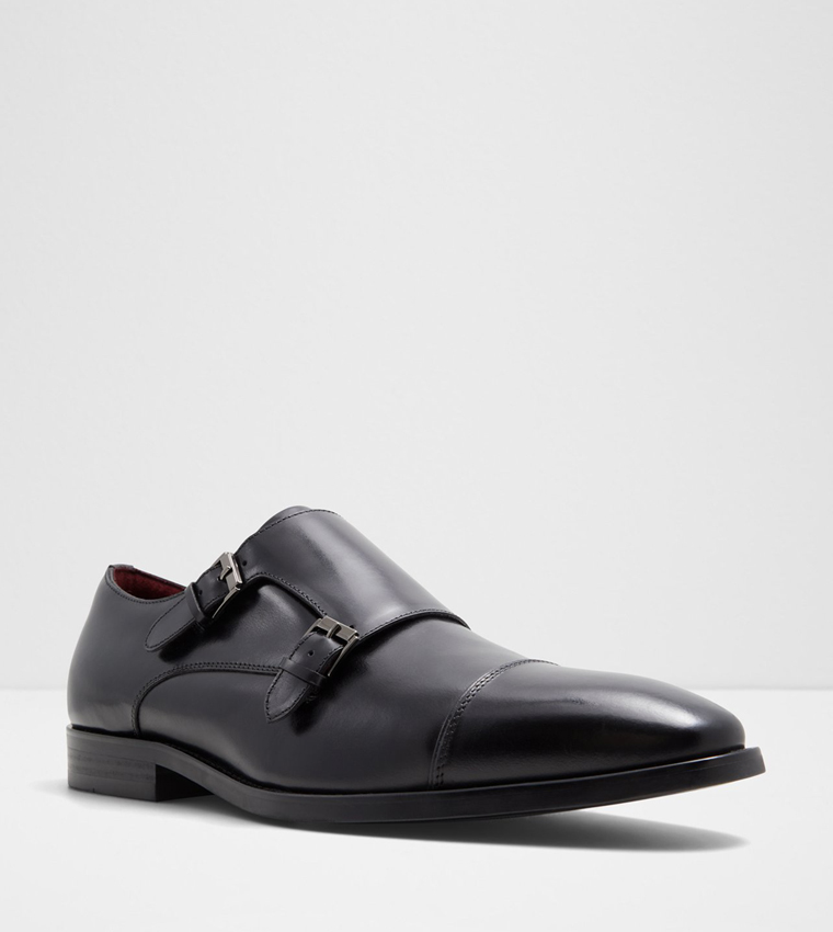ZIGOF Buckle Detail Monk Shoes
