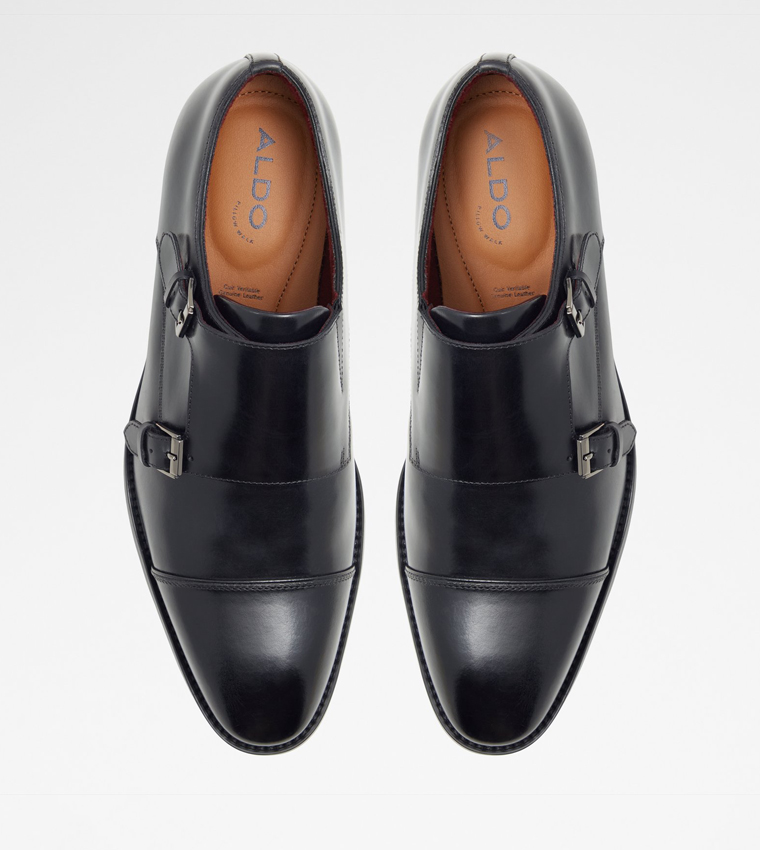 ZIGOF Buckle Detail Monk Shoes