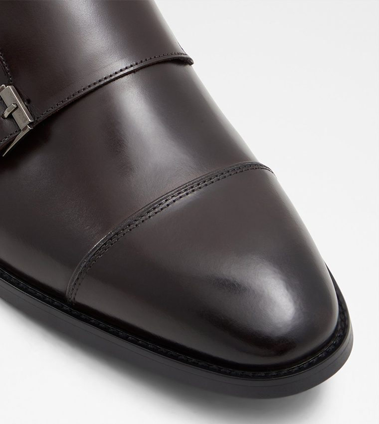 ZIGOF Buckle Detail Monk Shoes