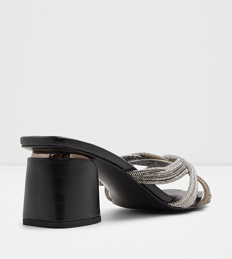 ZOHRA Embellished Block Heel Sandals
