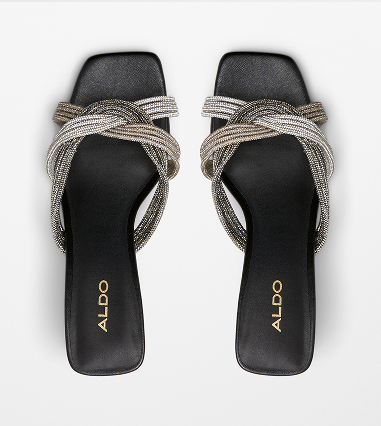 ZOHRA Embellished Block Heel Sandals